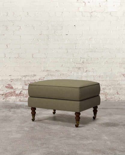 Francis Ottoman with Brass Casters