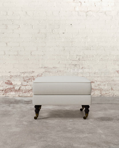 Francis Ottoman with Brass Casters