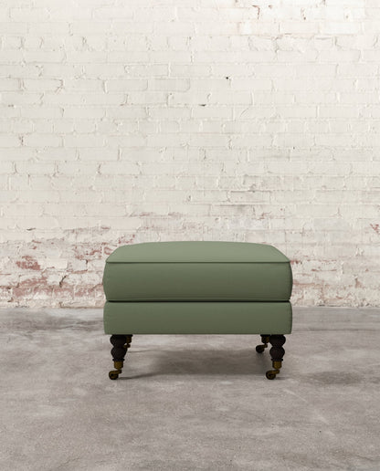 Francis Ottoman with Brass Casters
