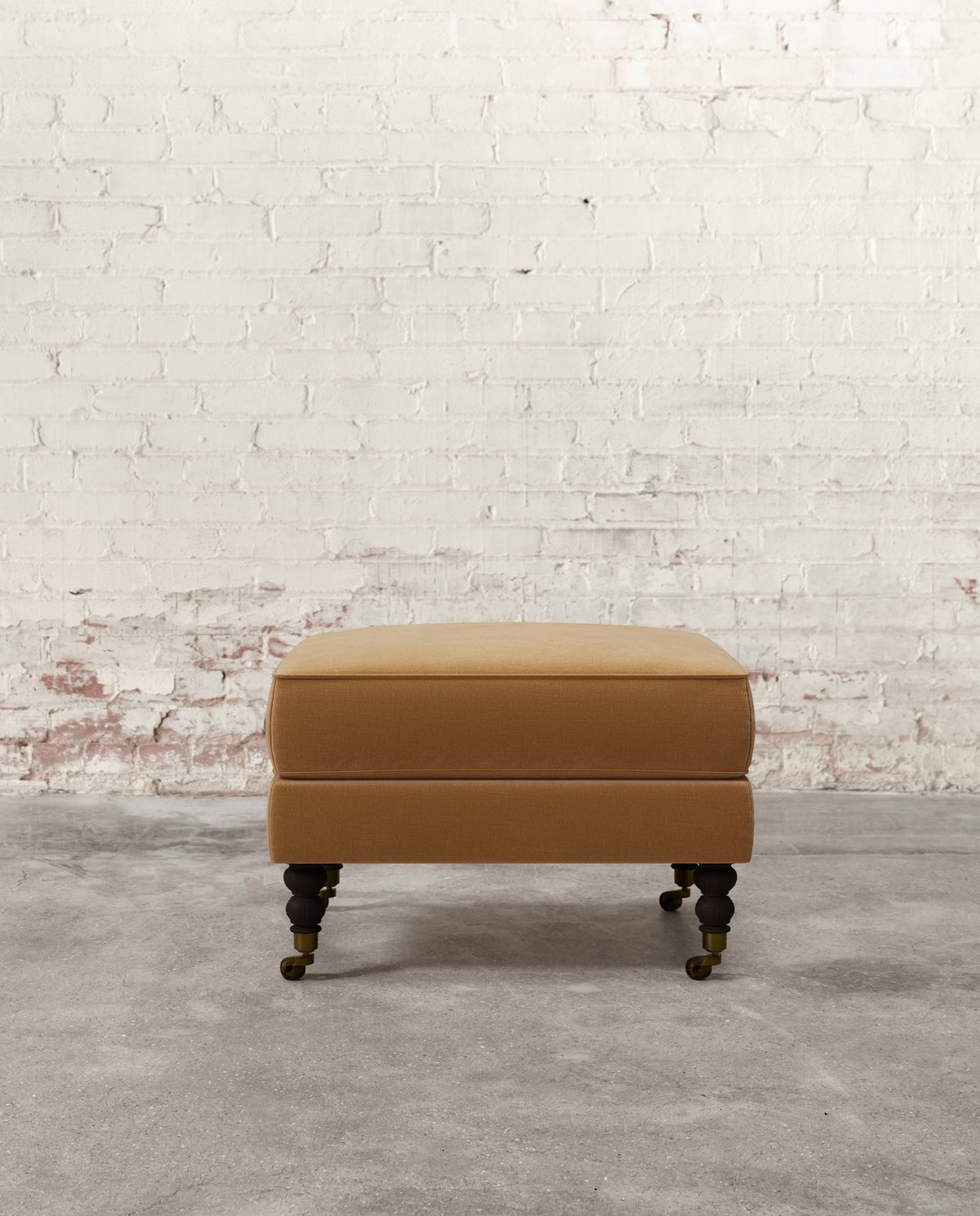 Francis Ottoman with Brass Casters