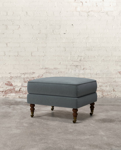 Francis Ottoman with Brass Casters