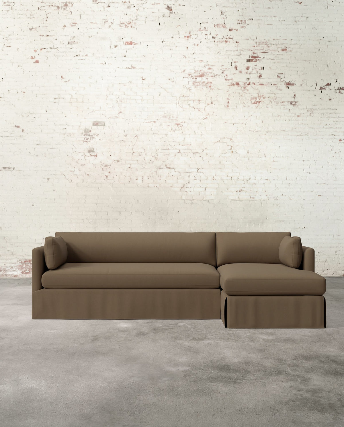Francis Right Facing Slipcovered Sectional