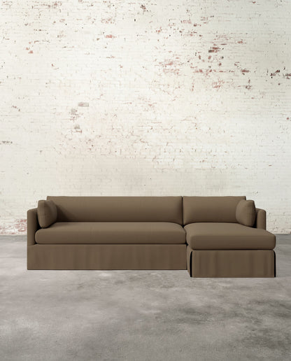 Francis Right Facing Slipcovered Sectional