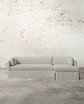 Francis Right Facing Slipcovered Sectional