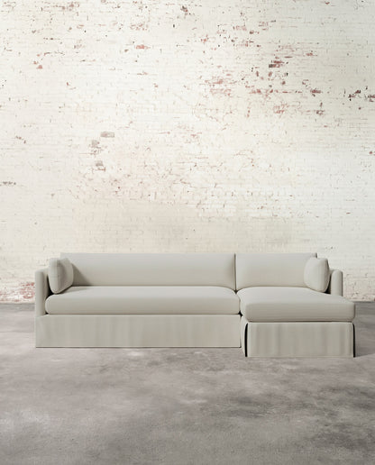 Francis Right Facing Slipcovered Sectional