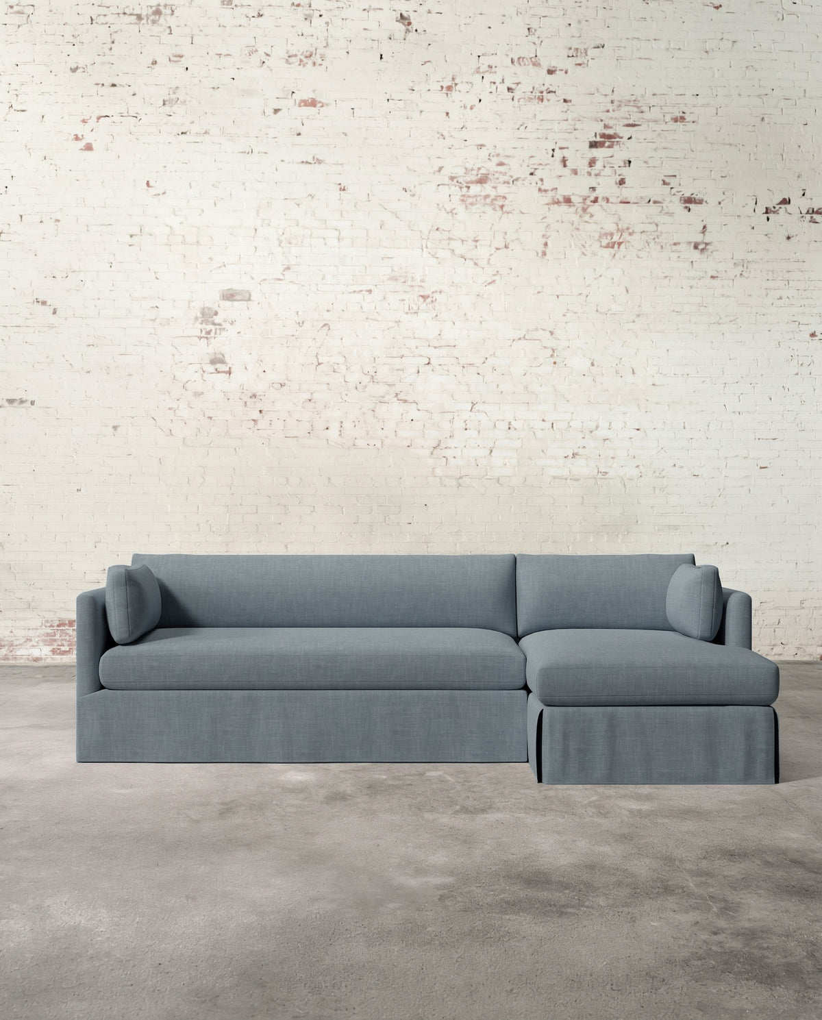 Francis Right Facing Slipcovered Sectional
