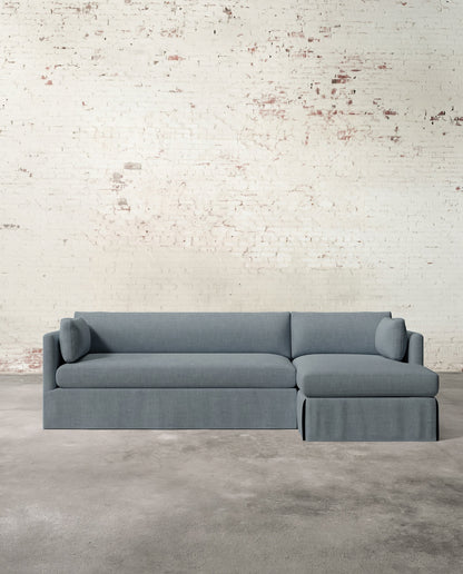 Francis Right Facing Slipcovered Sectional