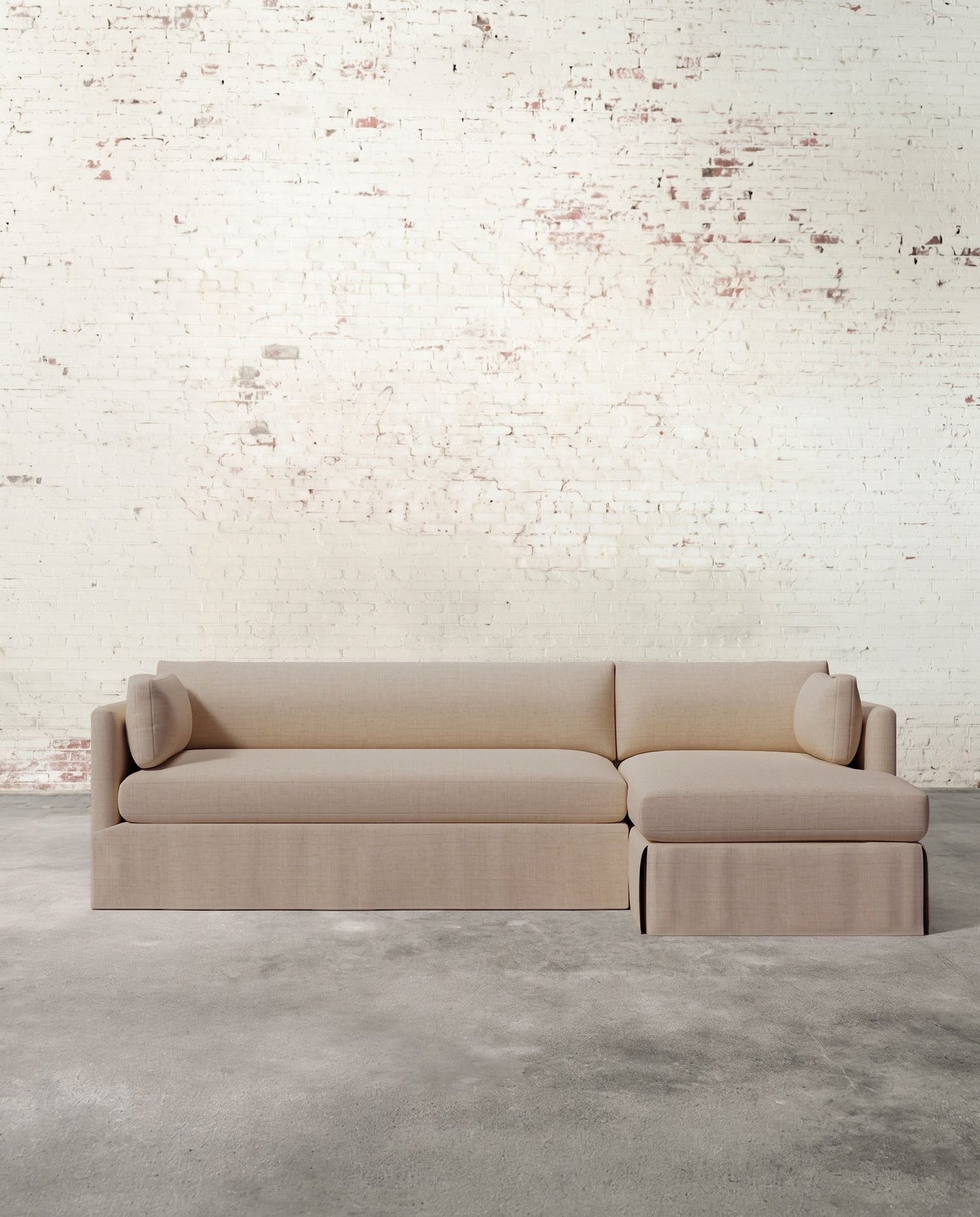 Francis Right Facing Slipcovered Sectional