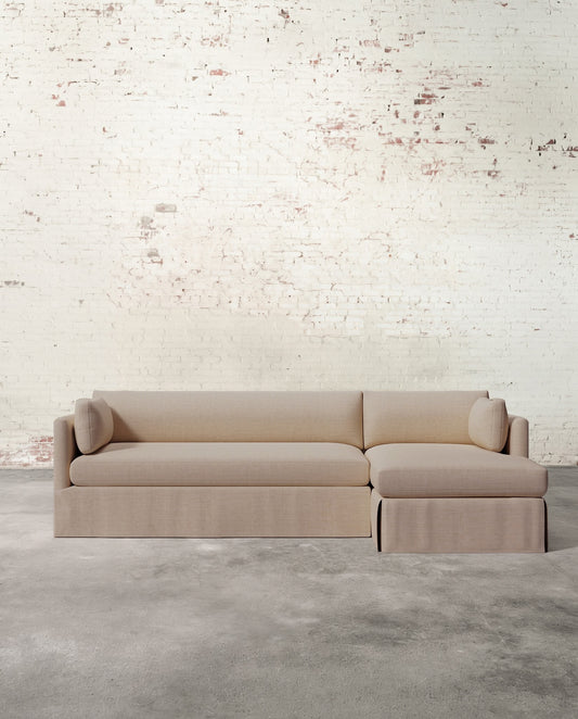 Francis Right Facing Slipcovered Sectional
