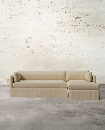 Francis Right Facing Slipcovered Sectional
