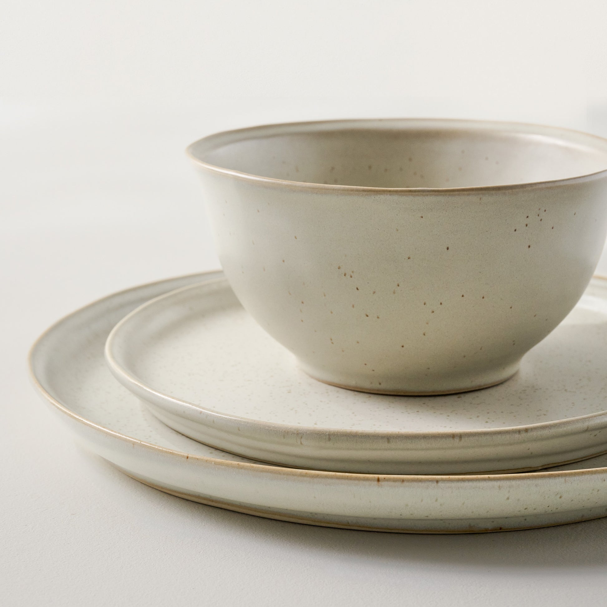 French Grey 3-Piece Place Setting