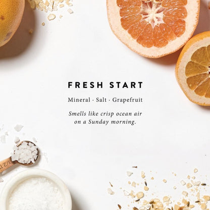 magnolia fresh start scent notes of grapefruit salt and mineral