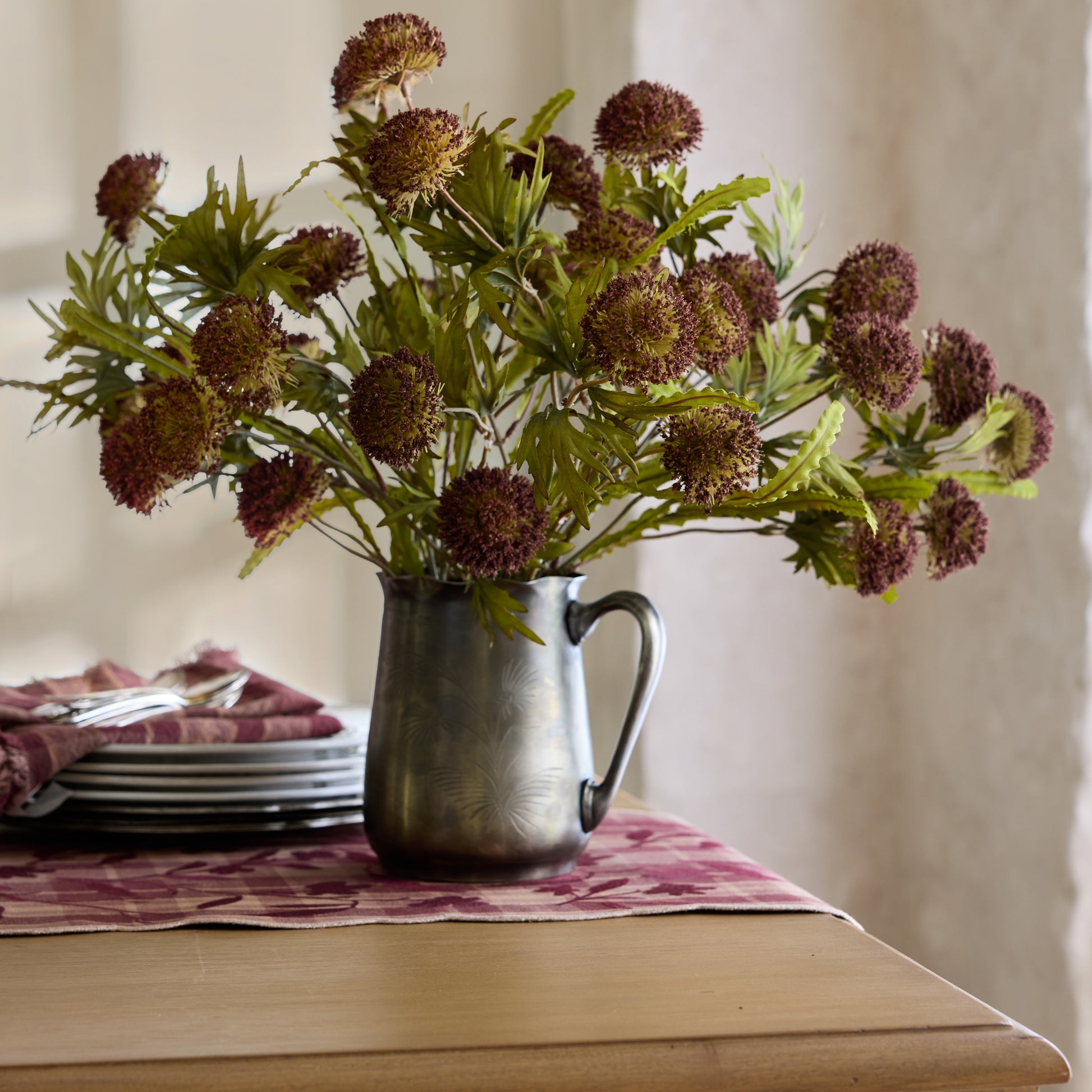 Purple Yarrow Bush in a vase