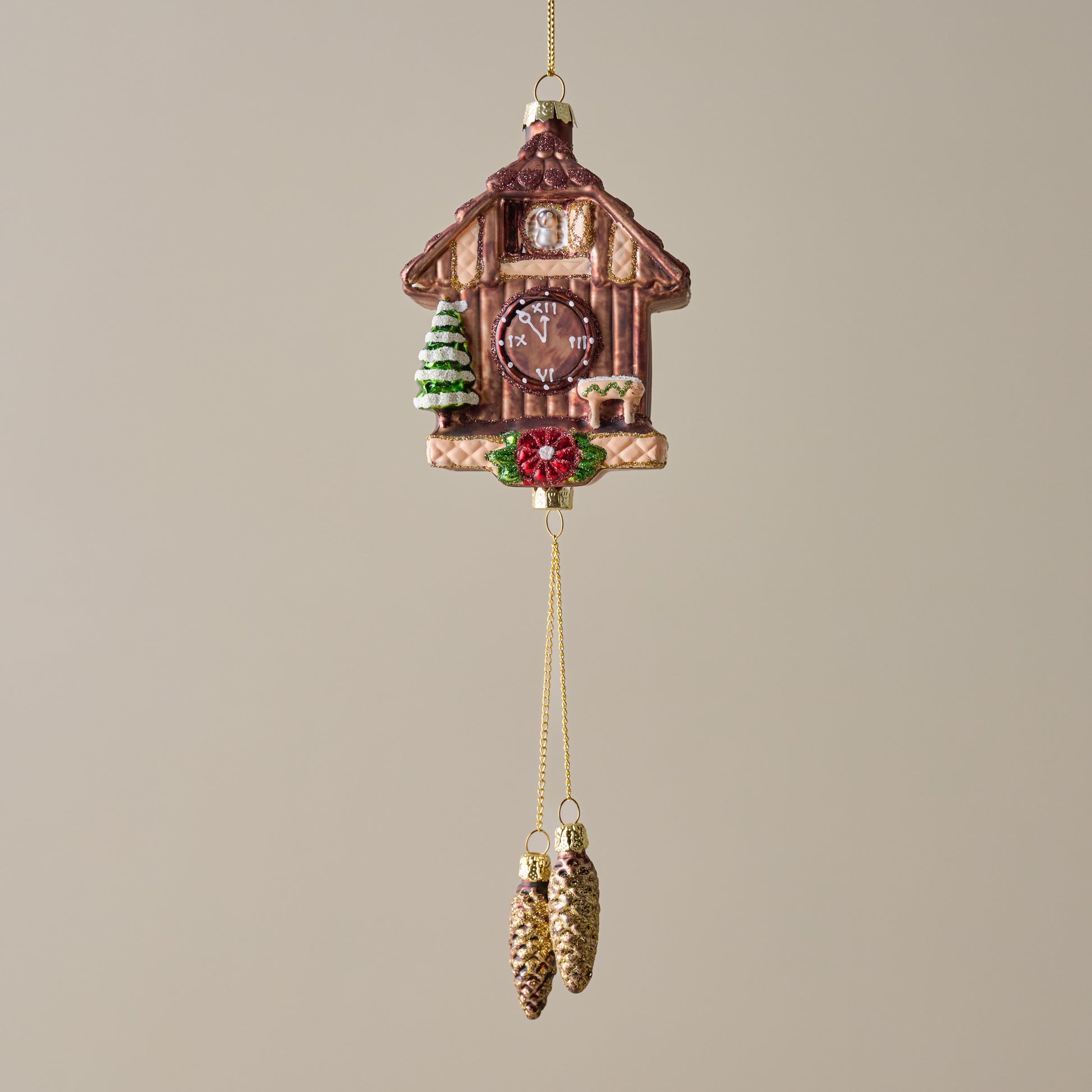 Vintage Cuckoo Clock Ornament