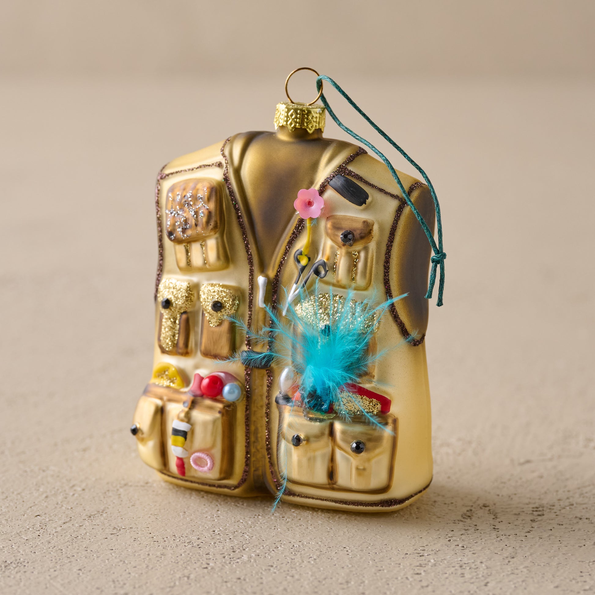 Fisherman's Favorite Vest Ornament