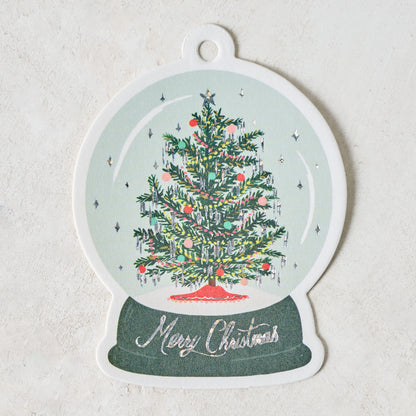 Snow Globe Gift Tag