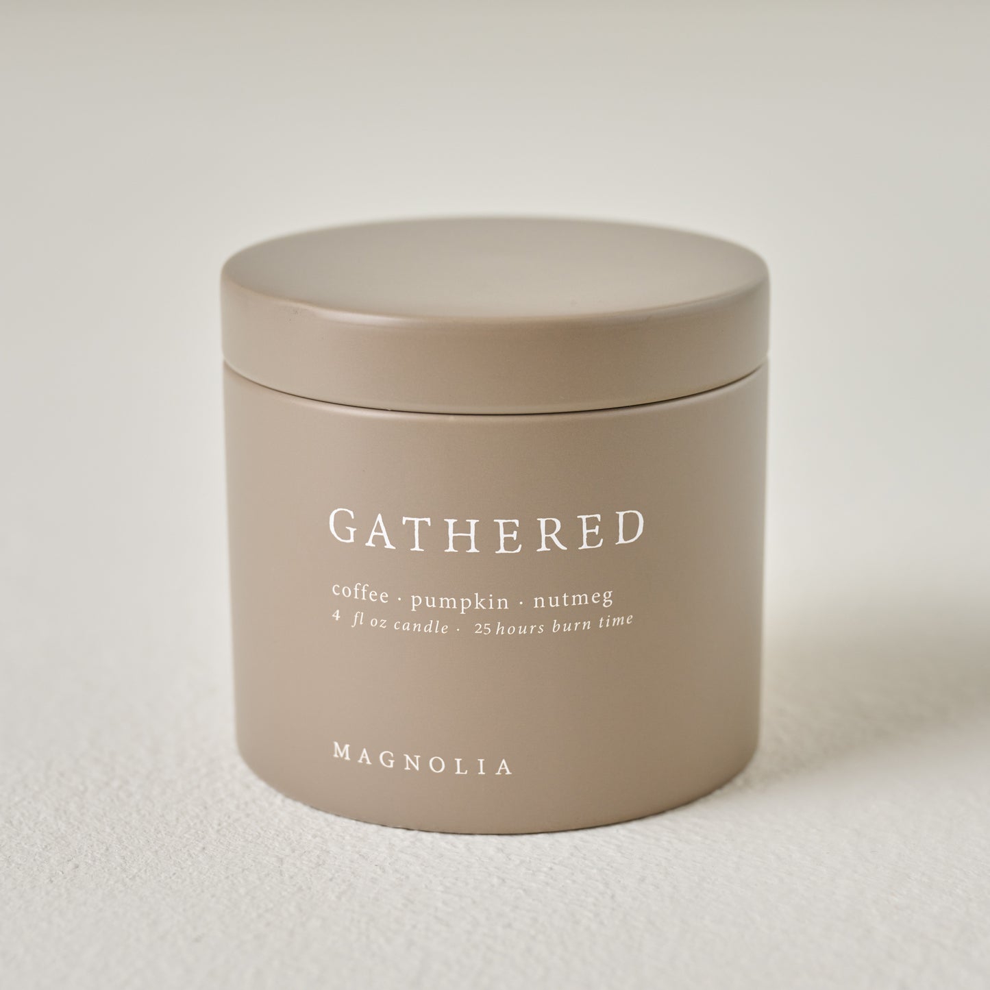 Magnolia Gathered Candle Tin 