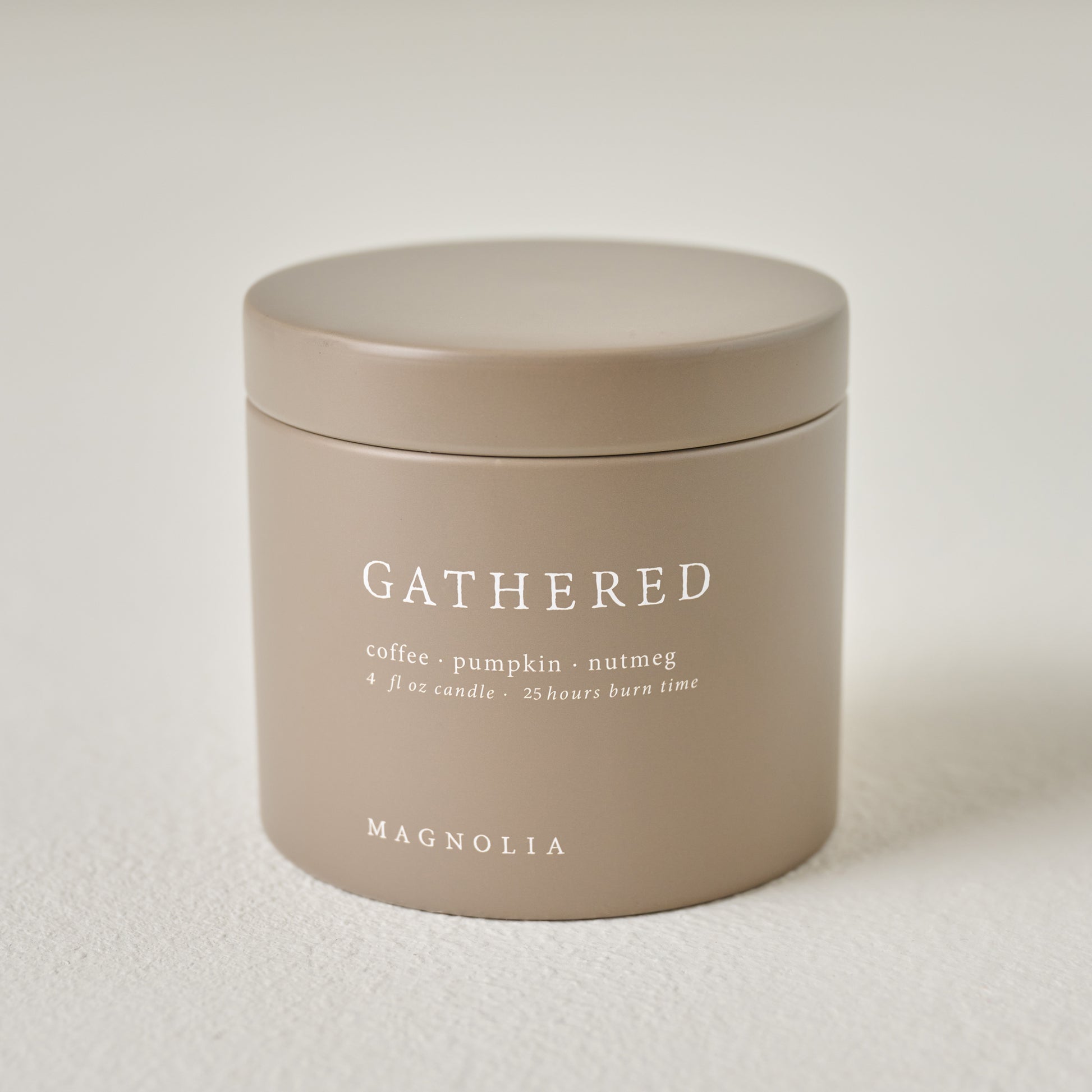 Magnolia Gathered Candle Tin 