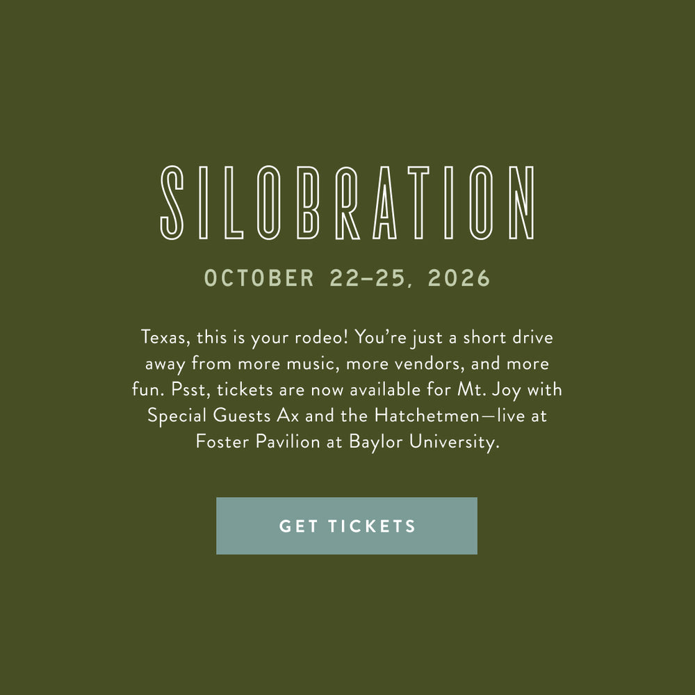 Silobration. October 22-25, 2026. Texas, this is your rodeo! You're just a short drive away from more music, more vendors, and more fun to go around. Join us in Waco for our annual celebration - extended over four days for the first time ever! Get tickets.