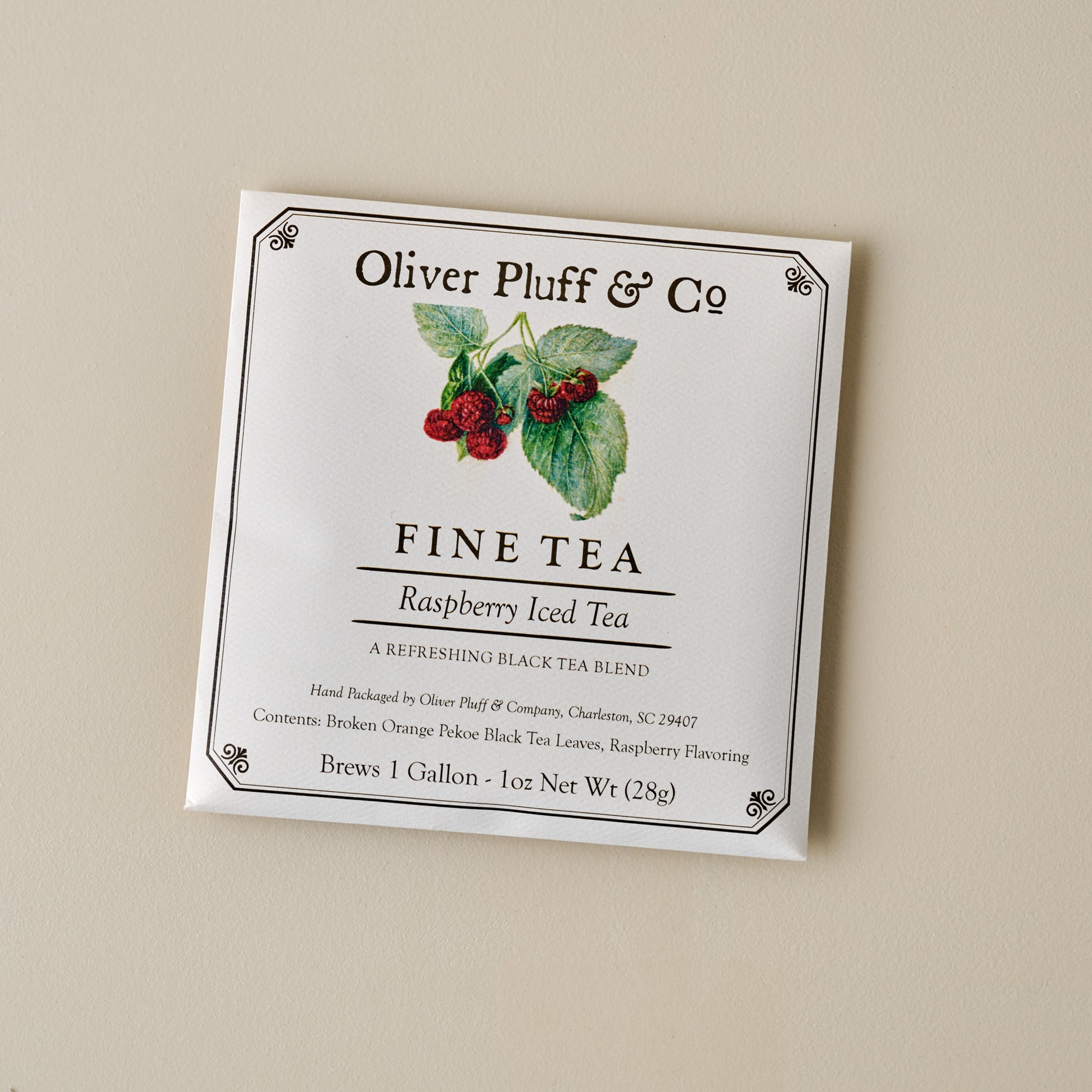 Oliver Pluff & Co. Raspberry Iced Tea