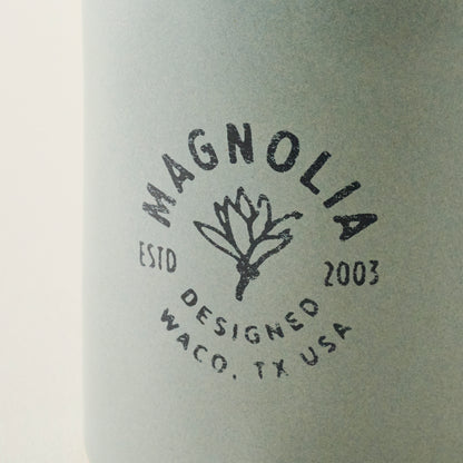 Magnolia French Blue Mug up close