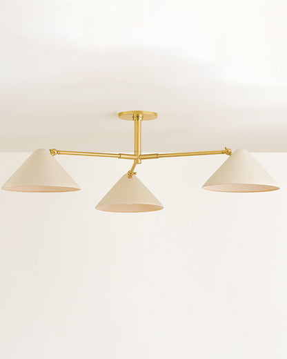 Oswald Semi Flush light on