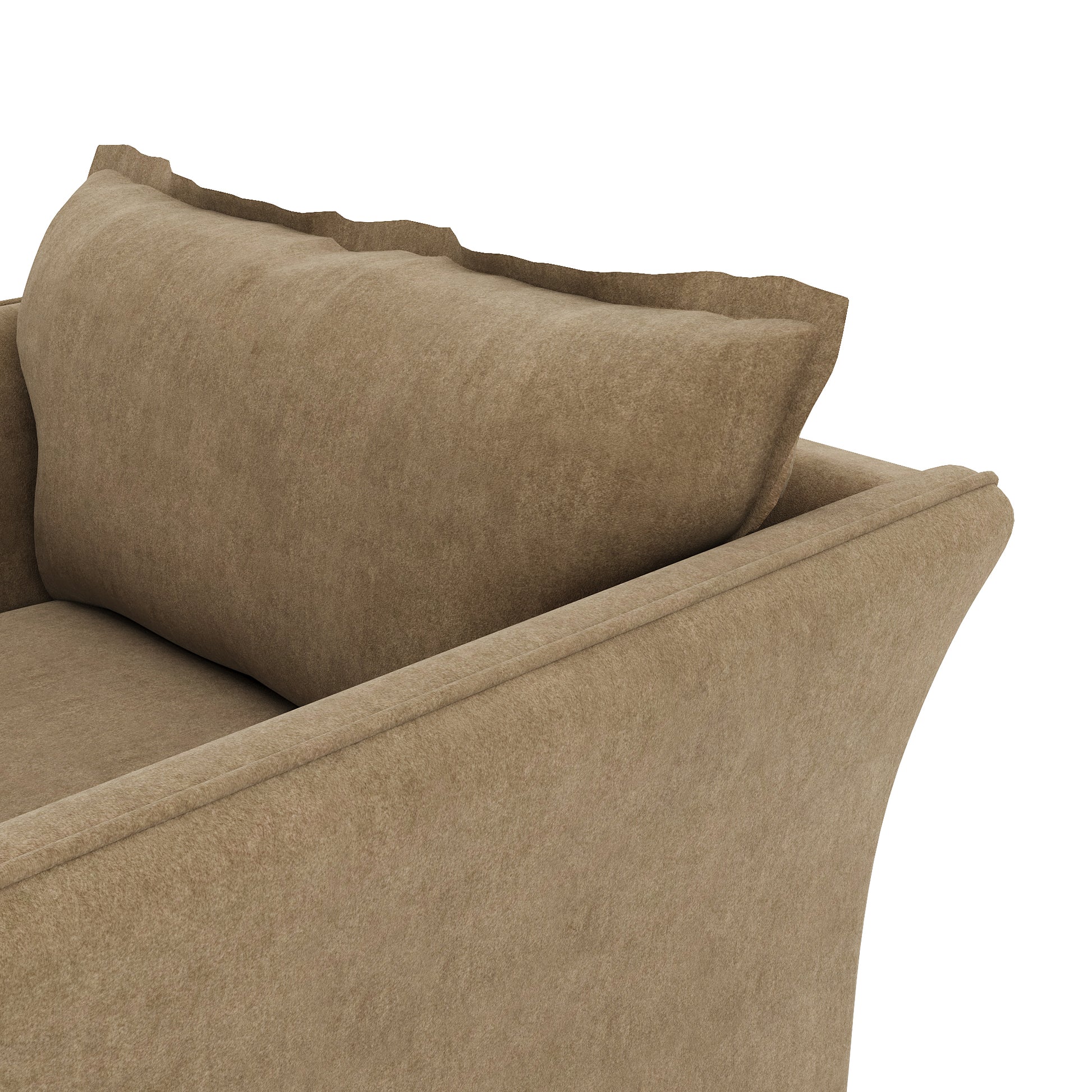 Sunday Chair camel velvet close up