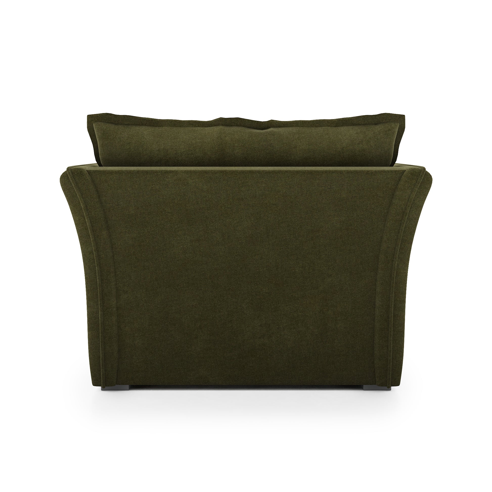 Sunday Chair forest velvet back view