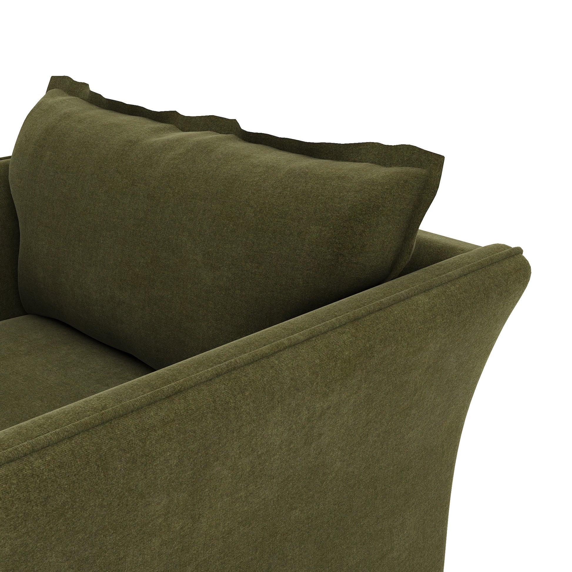 Sunday Chair forest velvet close up