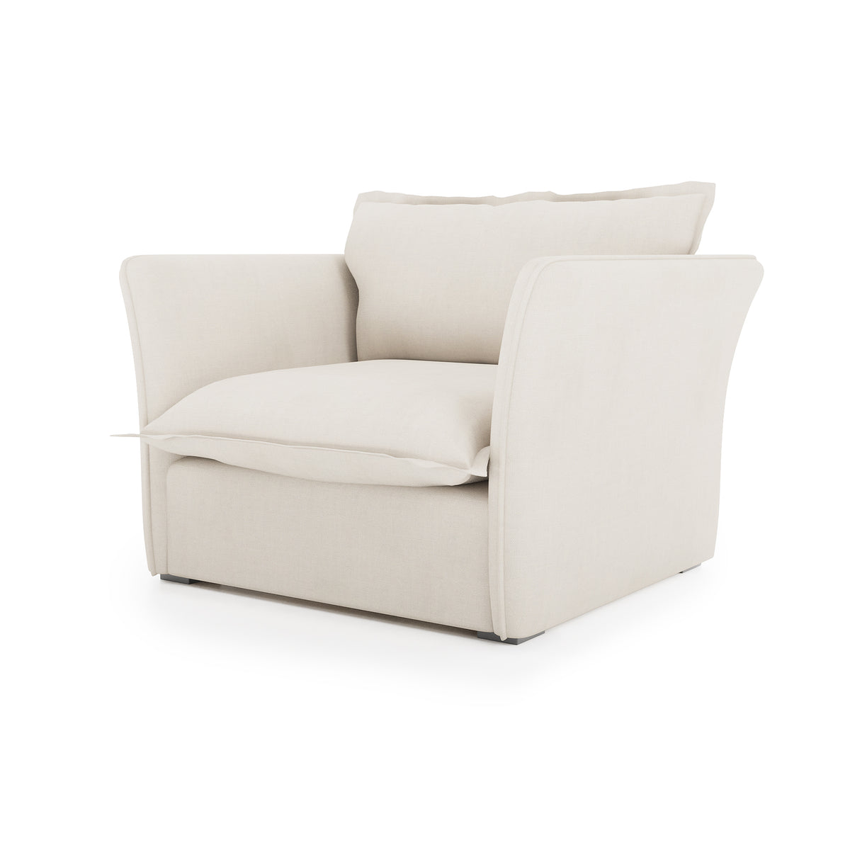 Sunday Chair ivory linen