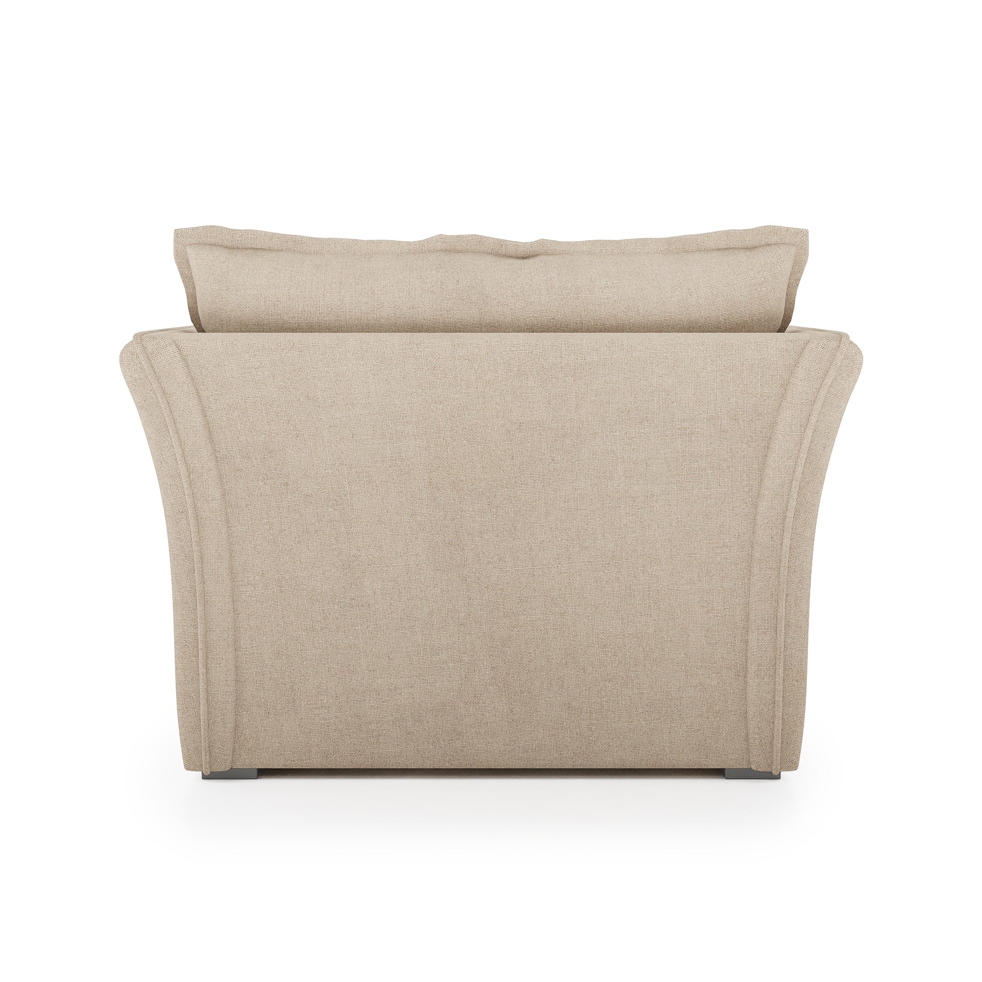 Sunday Chair natural linen back view
