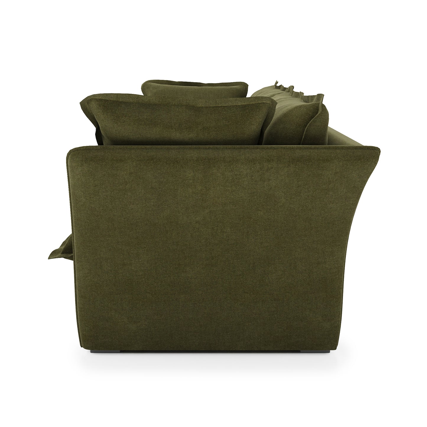 Sunday Sofa forest velvet side view