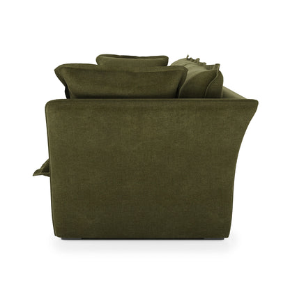 Sunday Sofa forest velvet side view