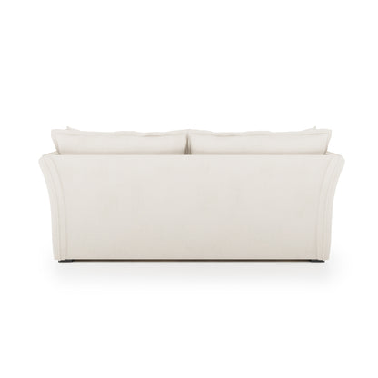 Sunday Sofa ivory linen back view