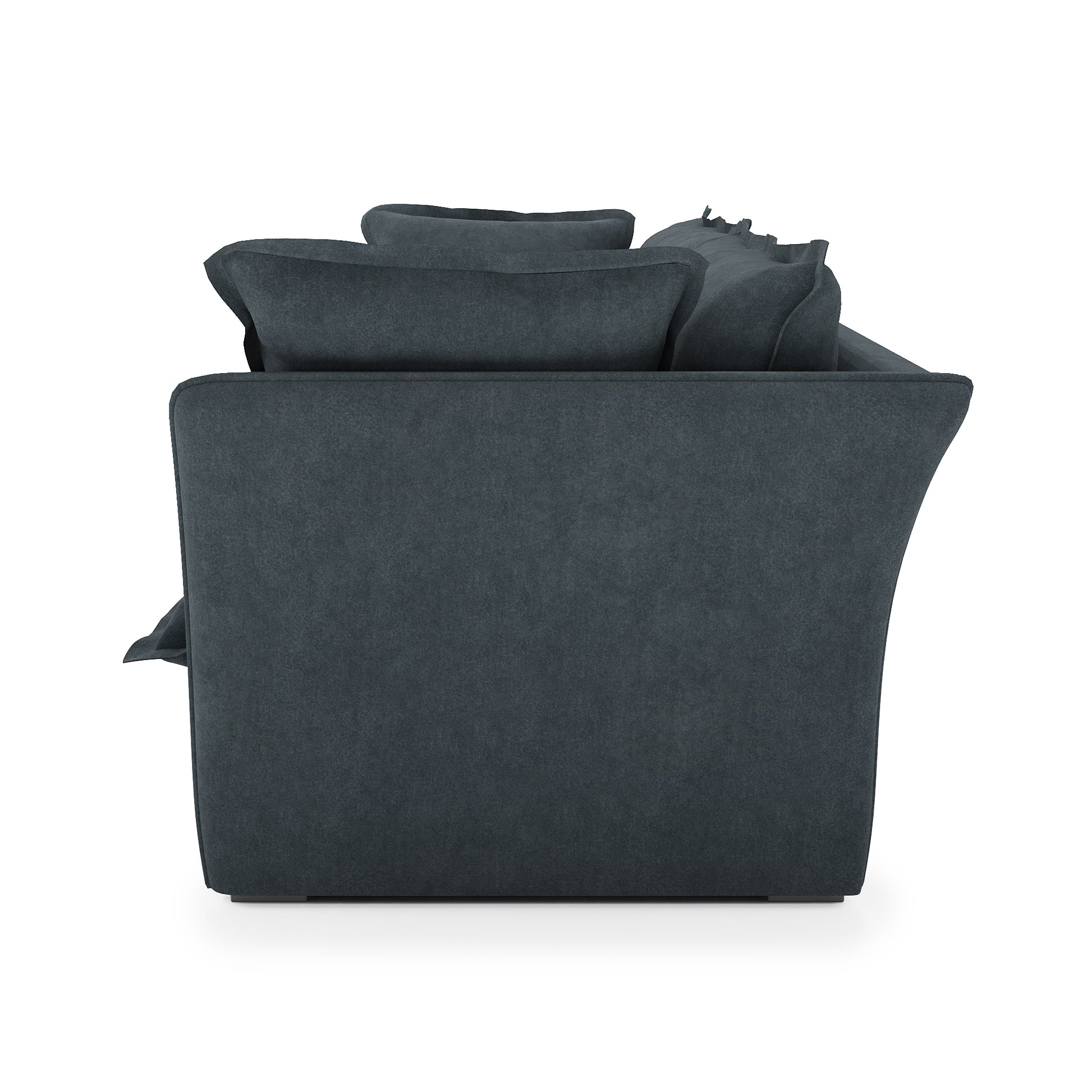 Sunday Sofa inkwell velvet side view