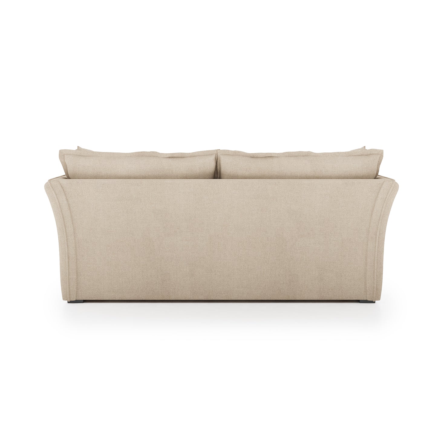 Sunday Sofa natural linen back view