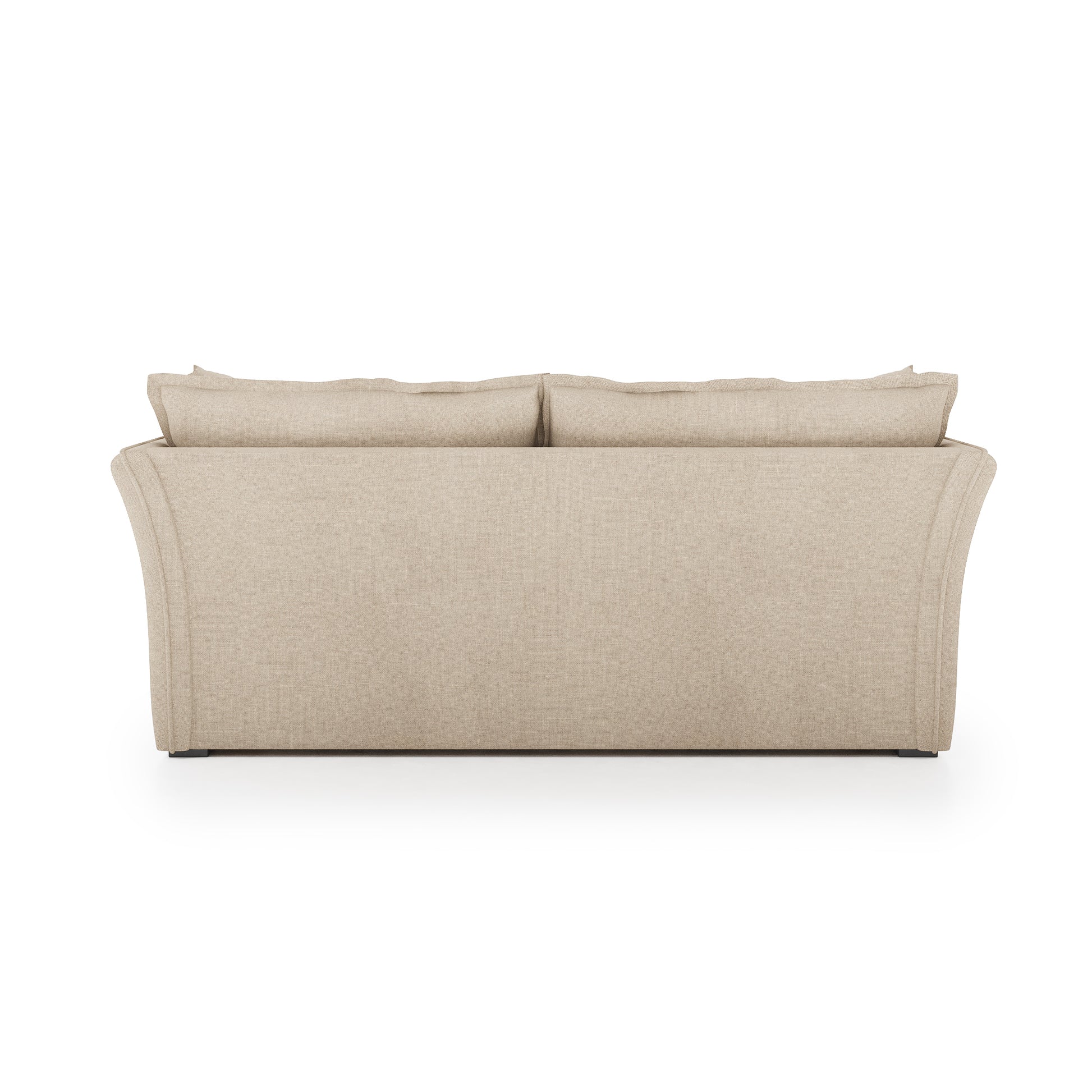 Sunday Sofa natural linen back view