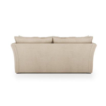 Sunday Sofa natural linen back view