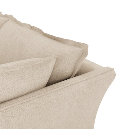Sunday Sofa natural linen close up