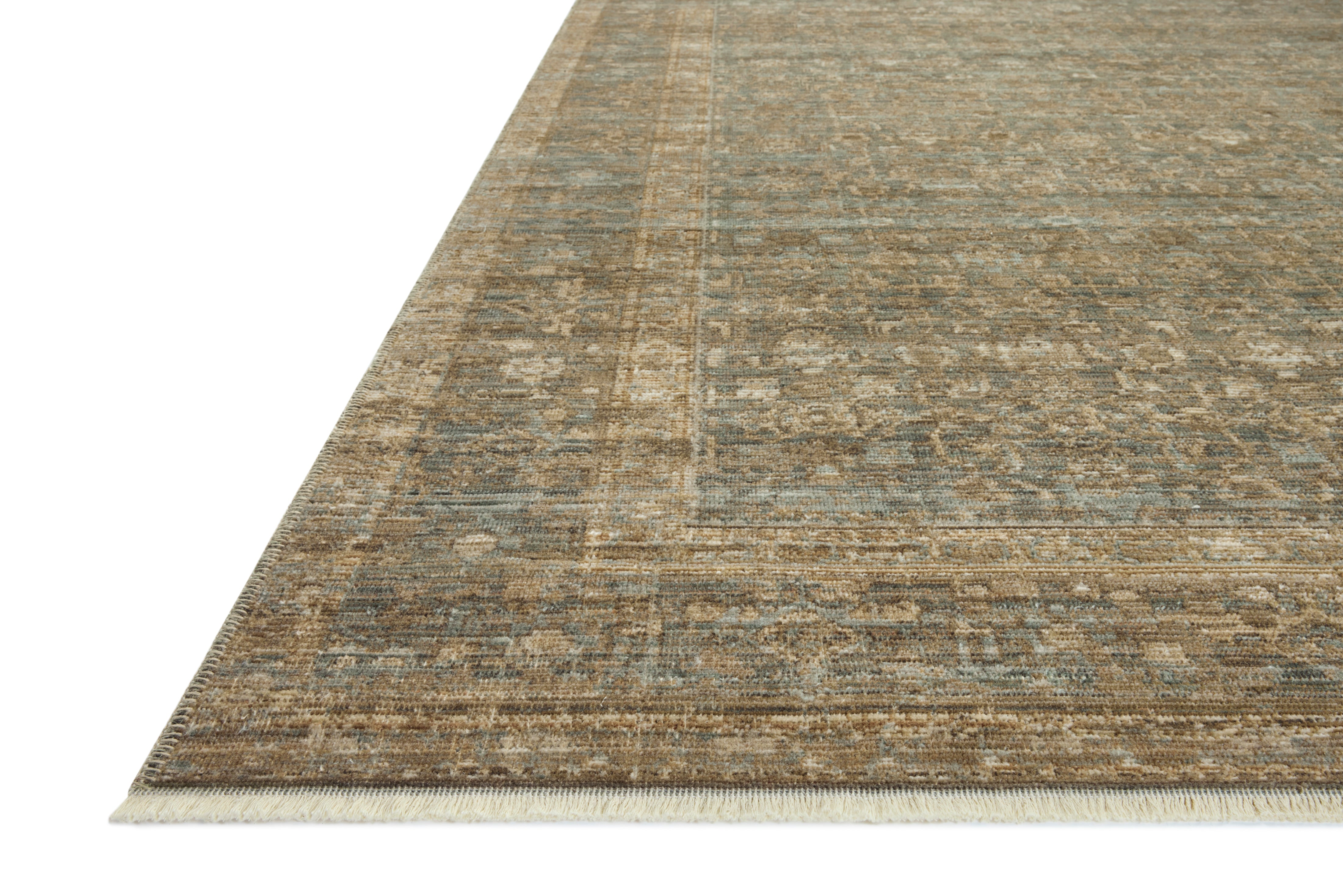 Hillcrest Camel Seaglass Rug - Thumbnail 4