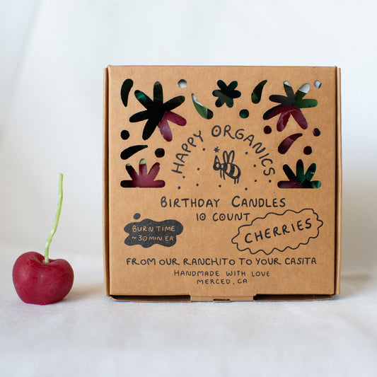 Cherry Birthday Candle Set of 10