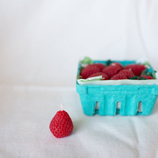 Strawberry Birthday Candle Set of 10