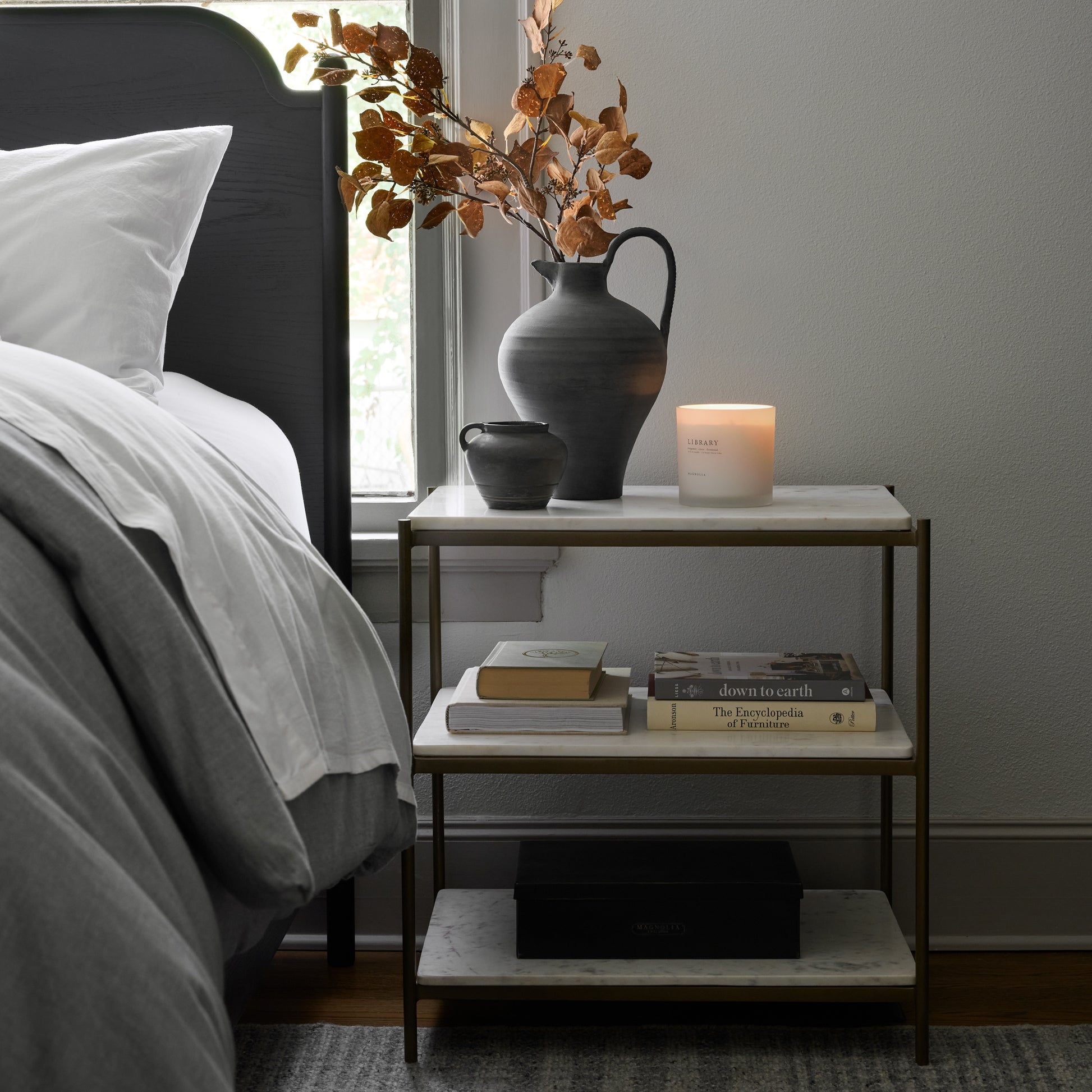 Posy Nightstand in a room