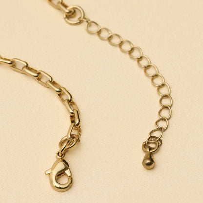 Je T'aime Brass Charm Necklace