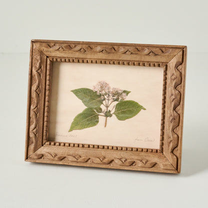 Jo's Hand Pressed Herbarium Prints - "From Crew" '23 shown in frame