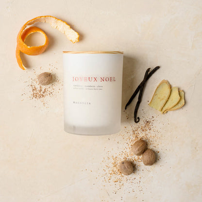 magnolia joyeux noel scent profile shows cranberry mandarin and clove