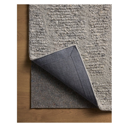 Jones Slate Rug corner flipped back