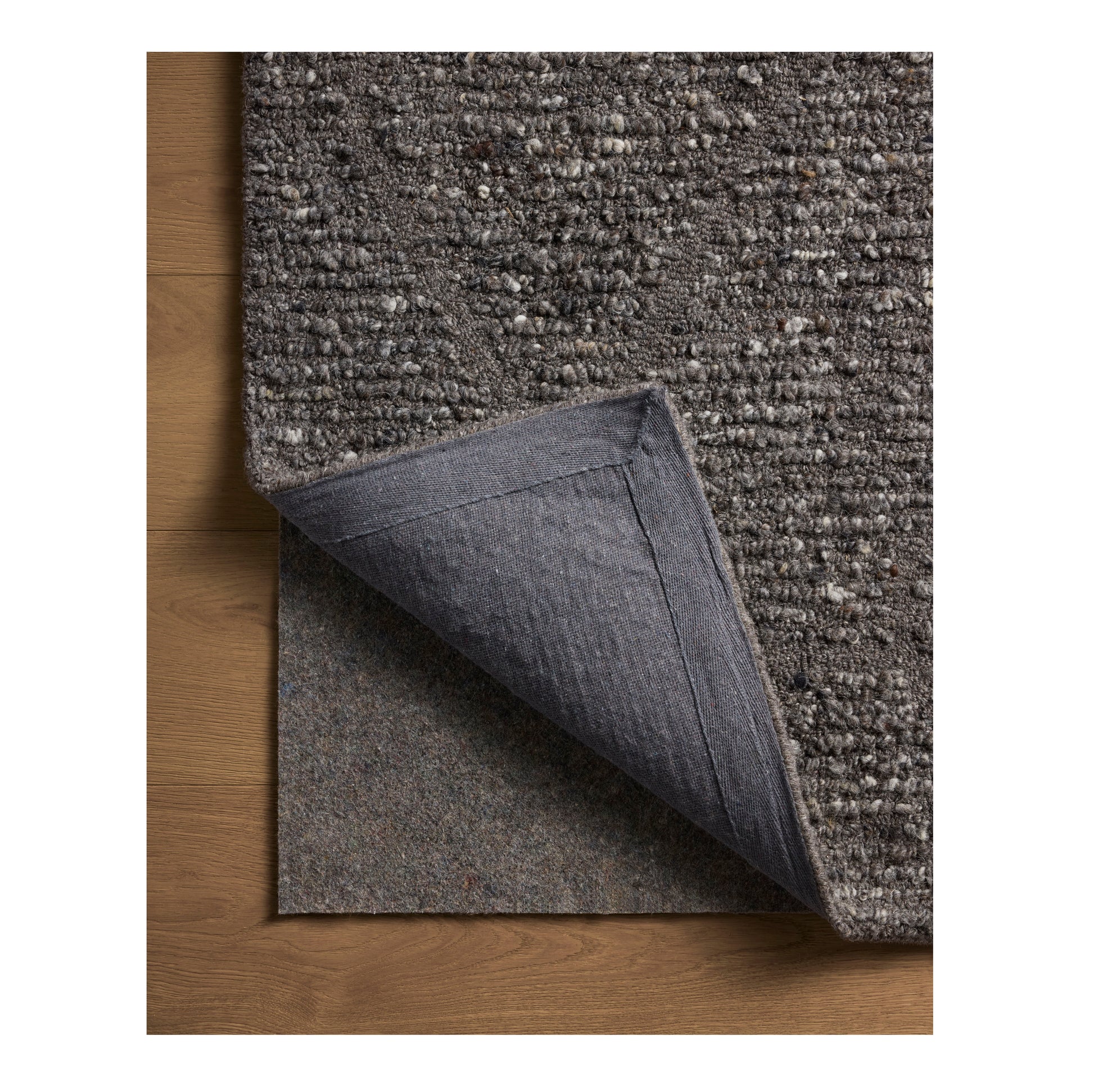 Jones Granite Rug corner flipped back