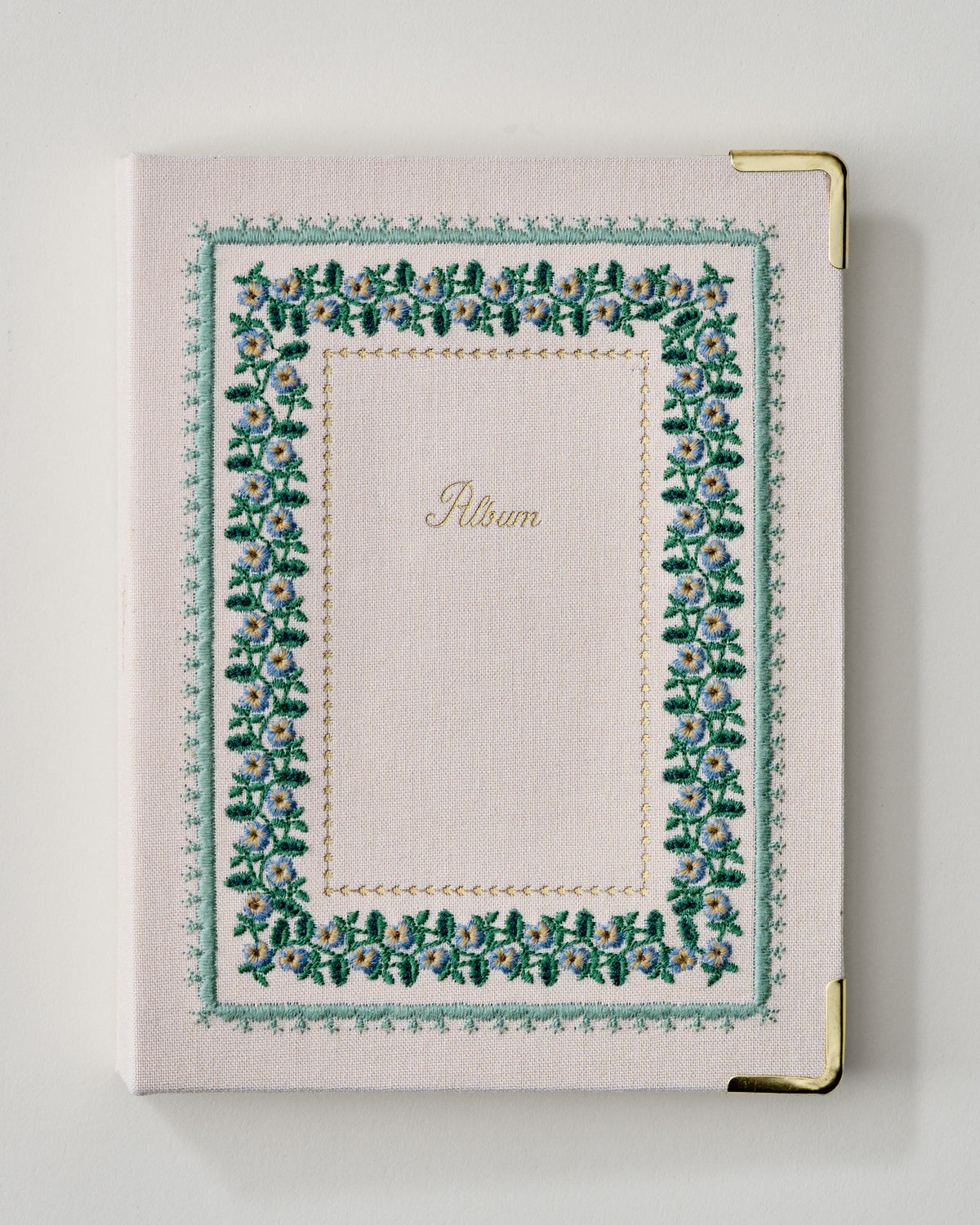Paisley Vines Embroidered Small Photo Album