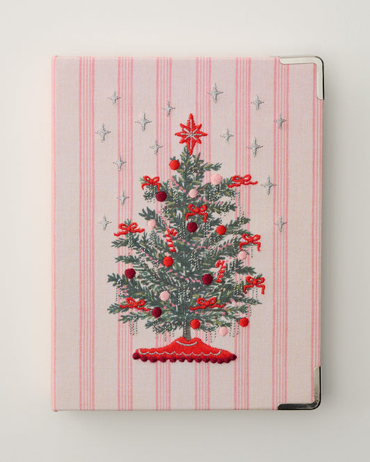 Tinsel Tree Embroidered Small Photo Album